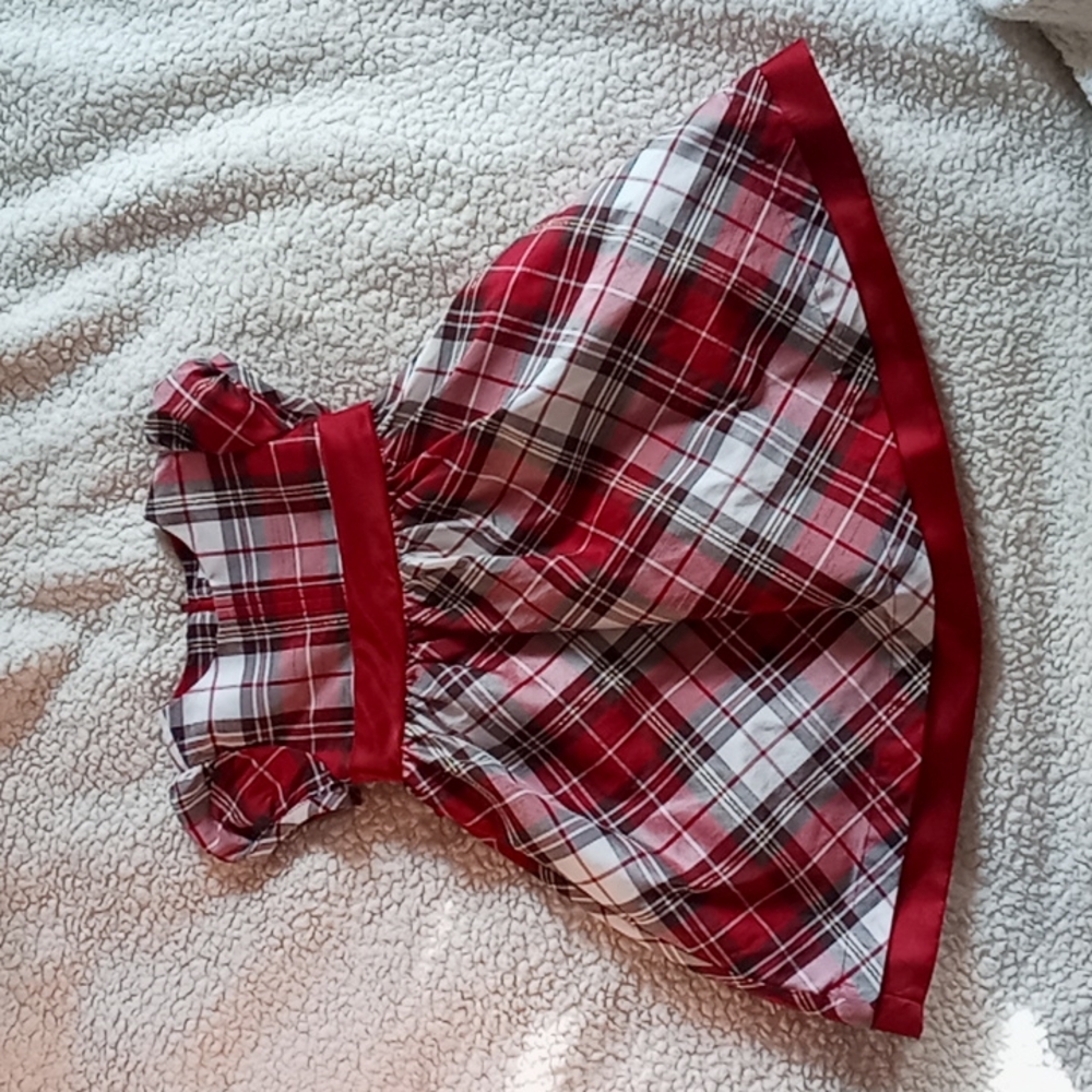 🎀 plaid holiday formal dress